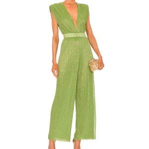 Green Sabina Musayev jumpsuit. Work once in perfect condition. XS